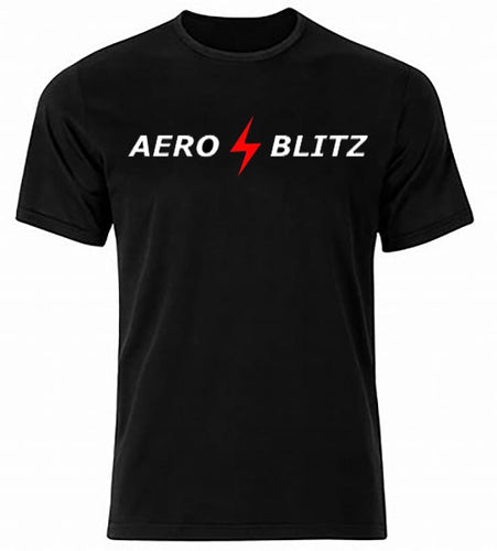 AERO BLITZ Black T Shirt